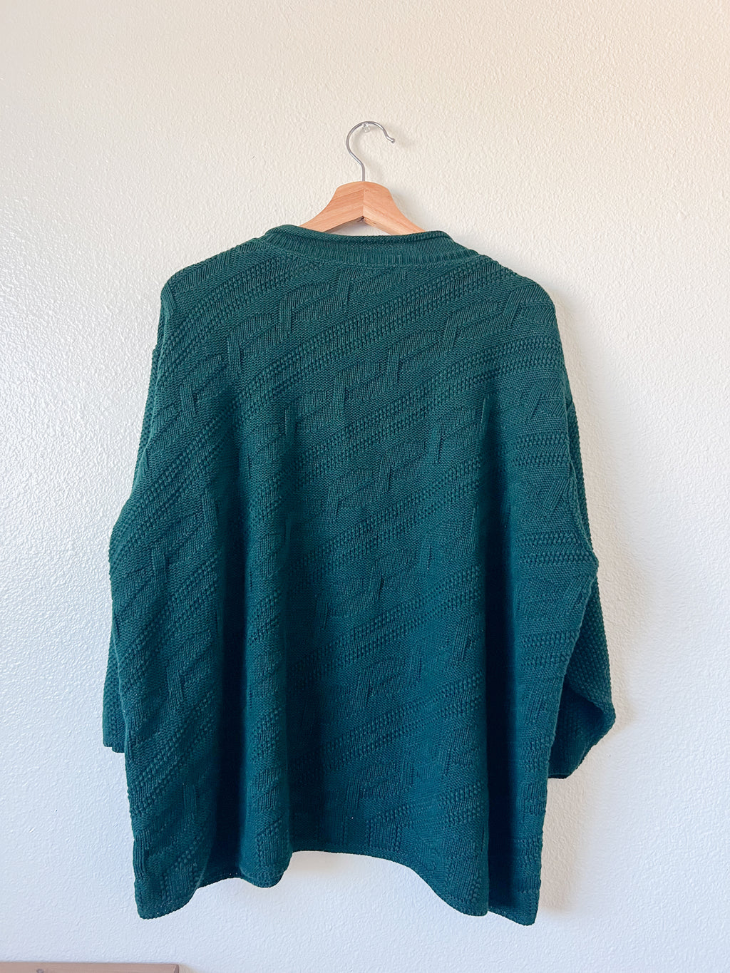 Hunter Green Knit Sweater - Size 26W