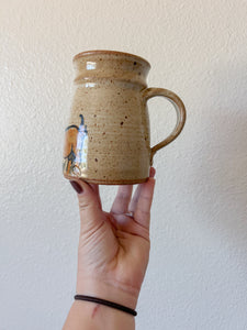 Stoneware Goat Mug