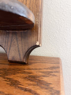 Wooden Wall Sconce Candle Holders