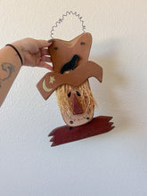 Load image into Gallery viewer, Wooden Scarecrow Wall Hanging
