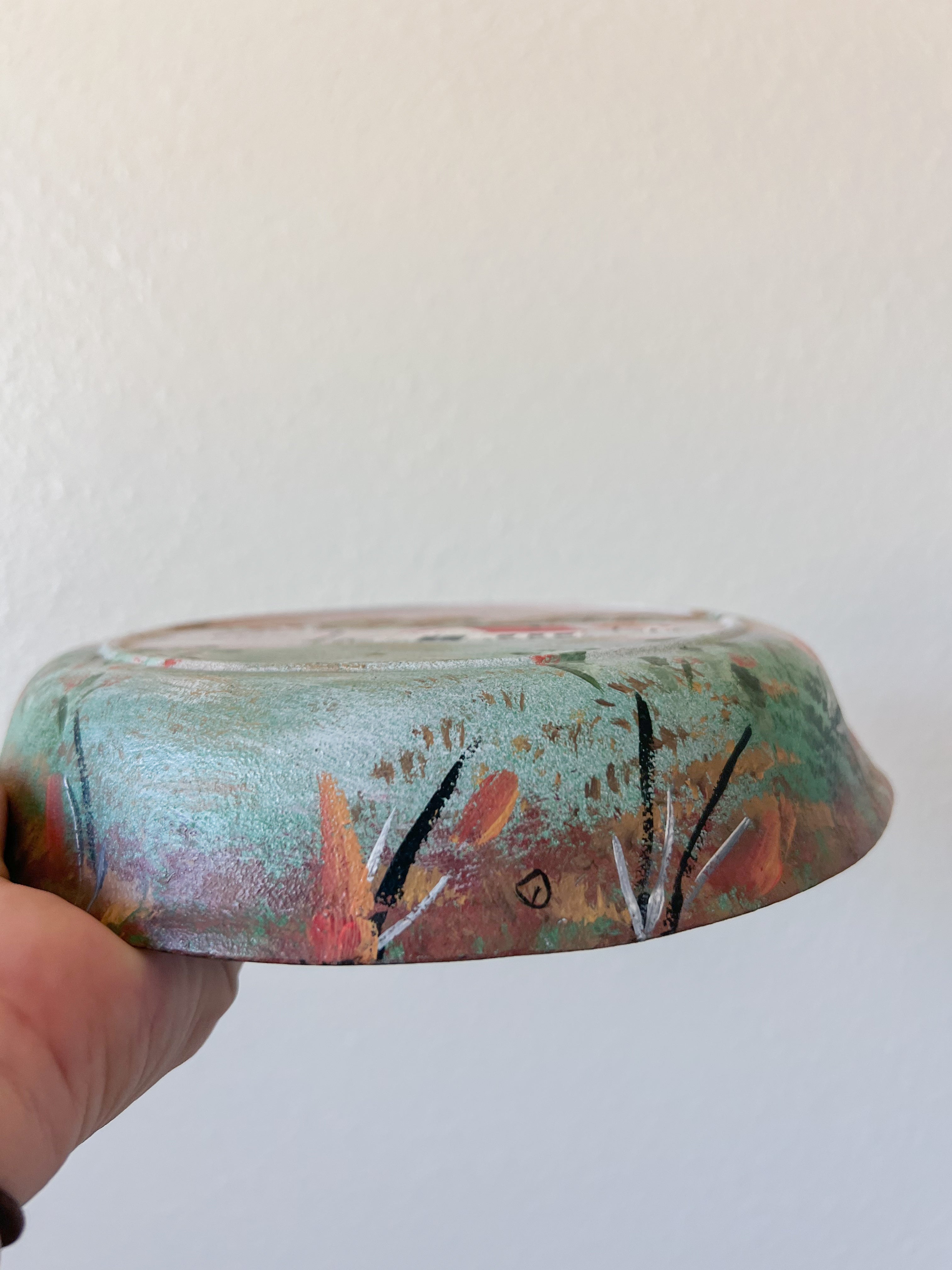 Hand Painted Cast Iron Skillet
