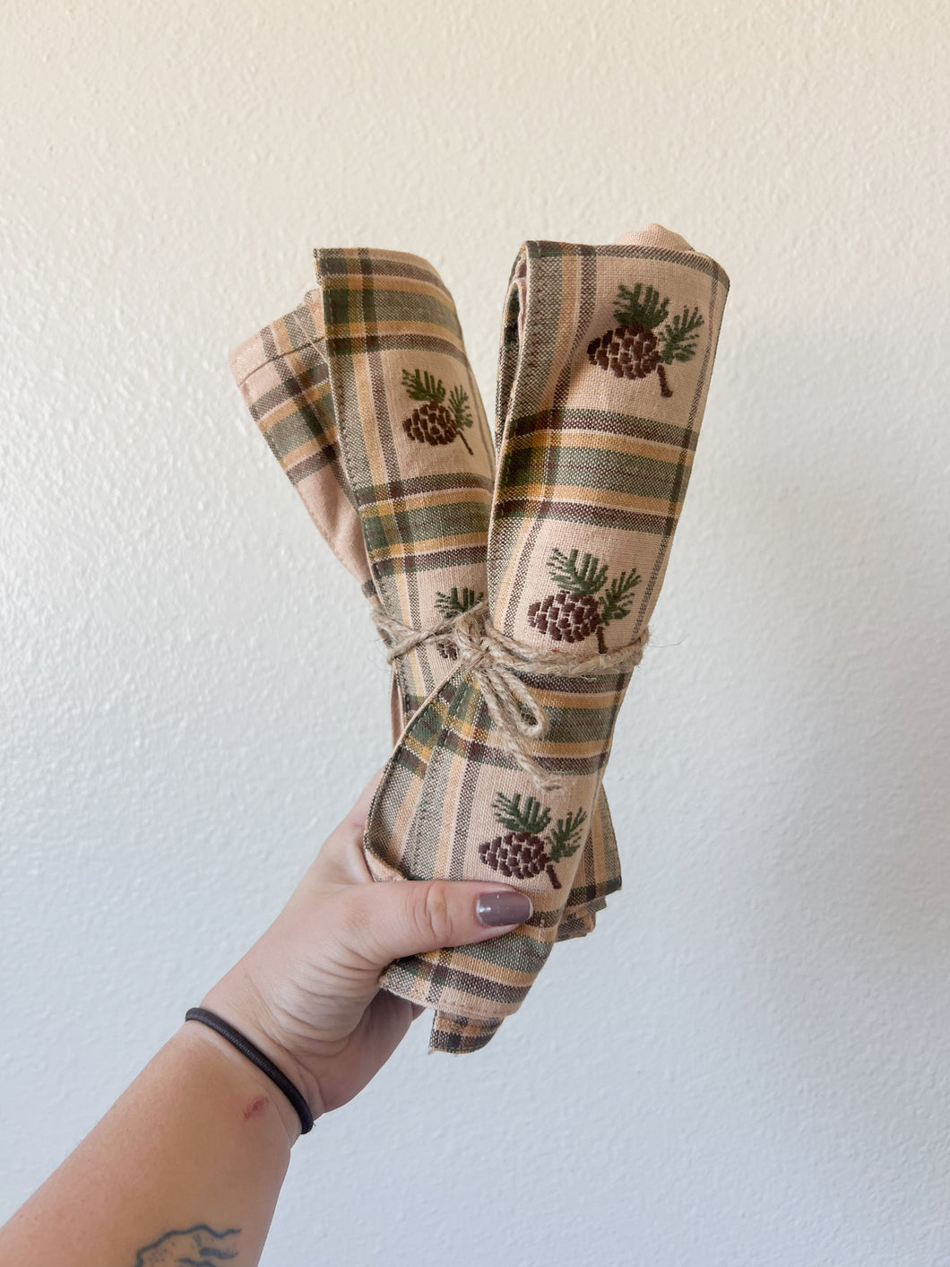 Pinecone Kitchen Towels