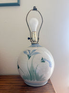 Blue Ceramic Lamp