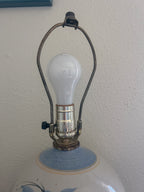Blue Ceramic Lamp