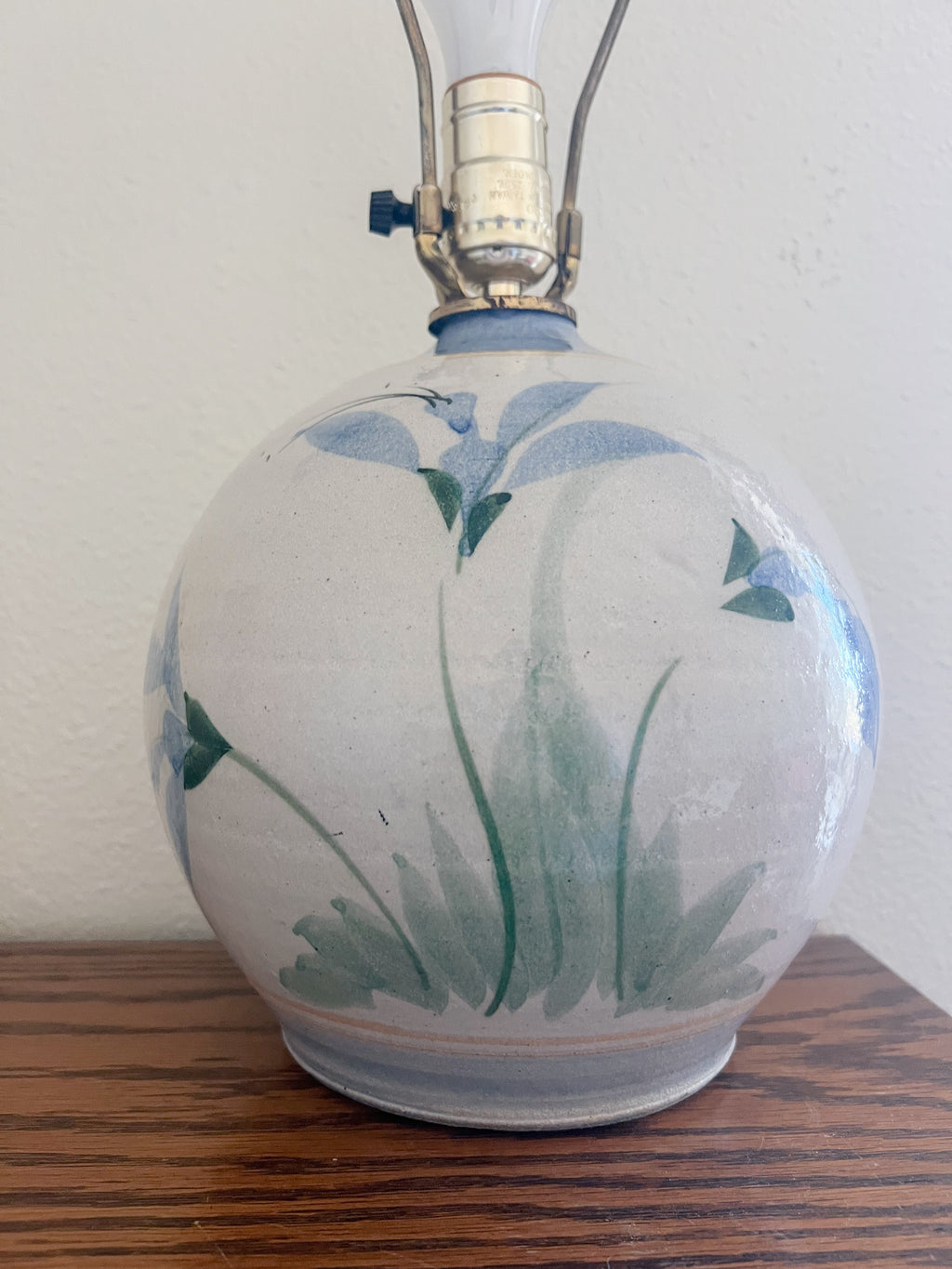 Blue Ceramic Lamp