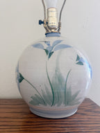 Blue Ceramic Lamp