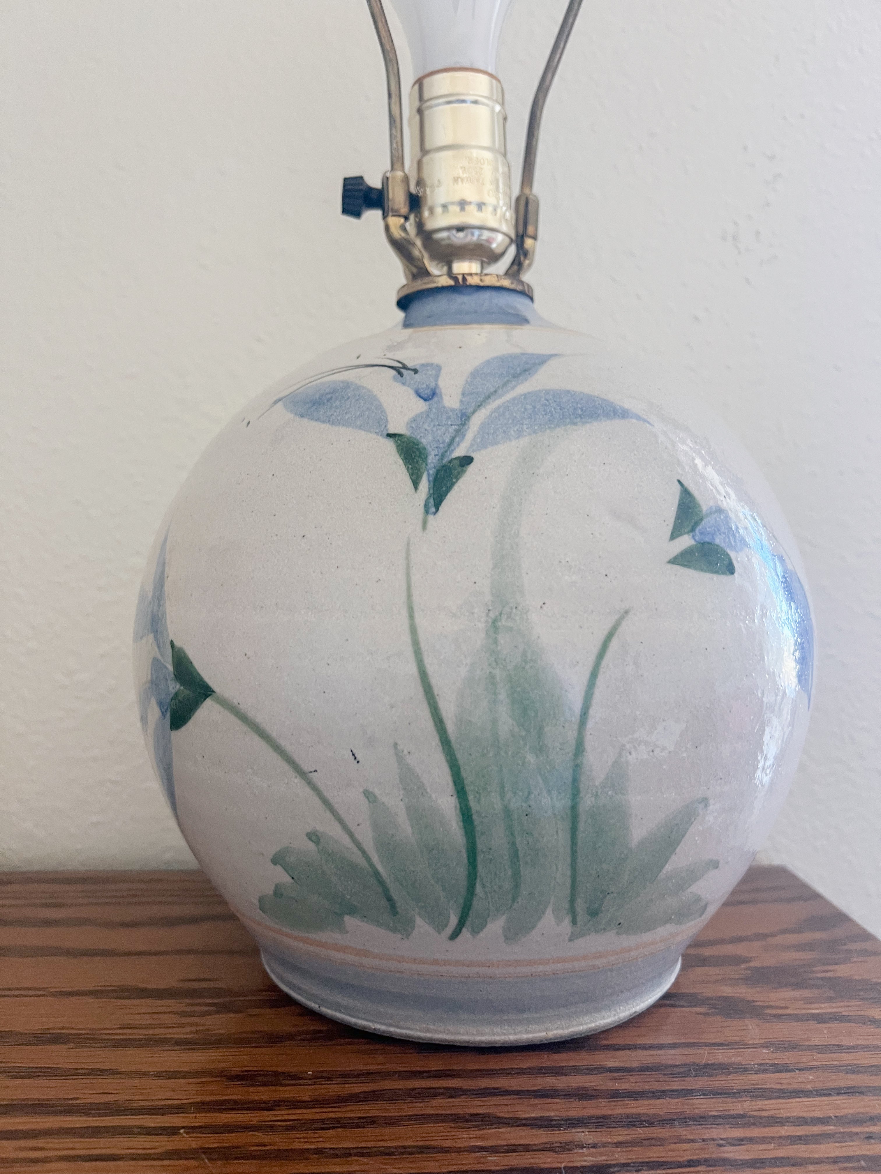 Blue Ceramic Lamp