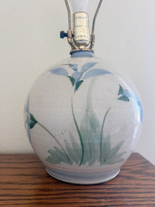 Blue Ceramic Lamp