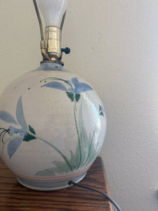 Blue Ceramic Lamp