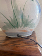 Blue Ceramic Lamp