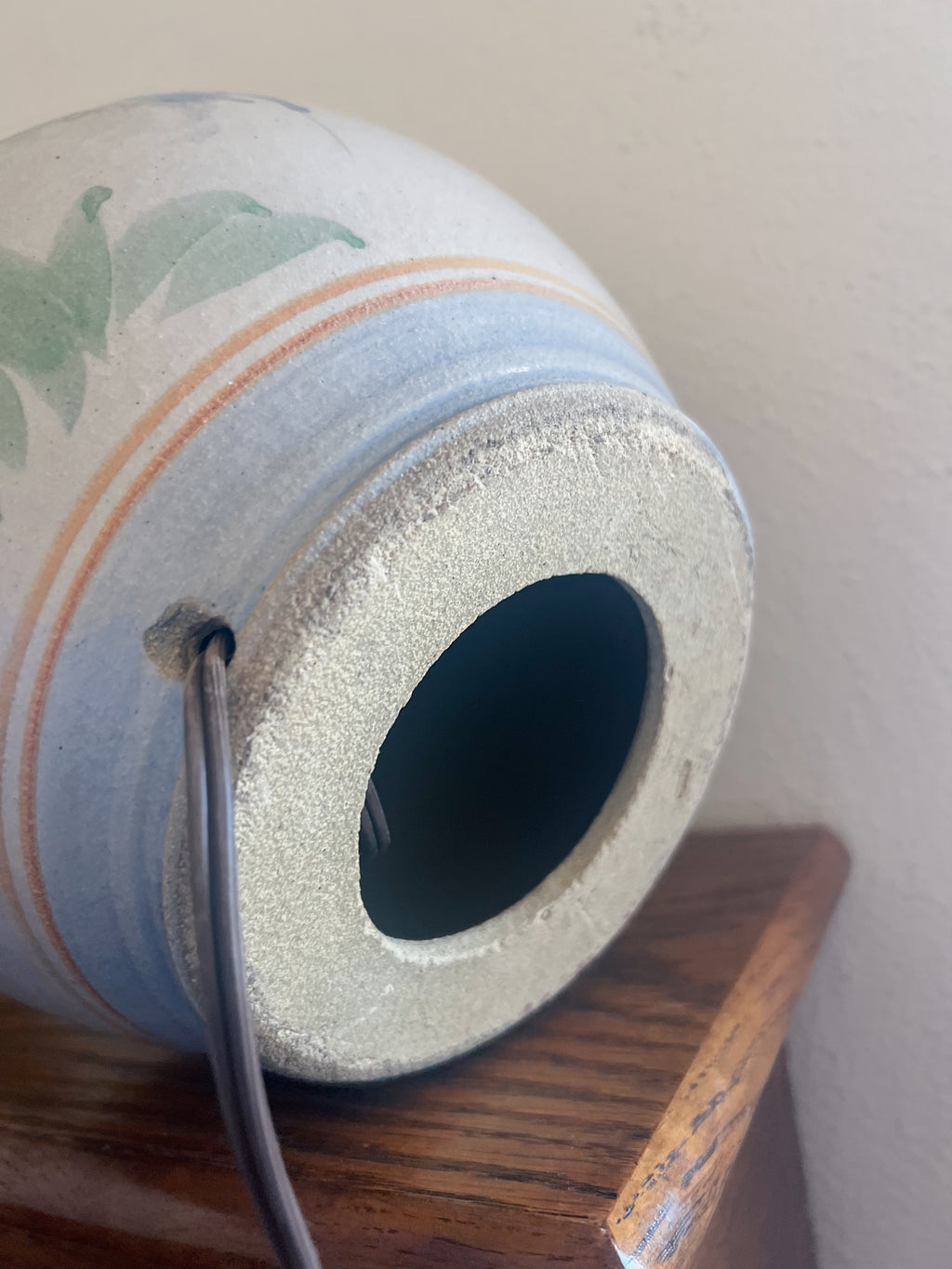Blue Ceramic Lamp