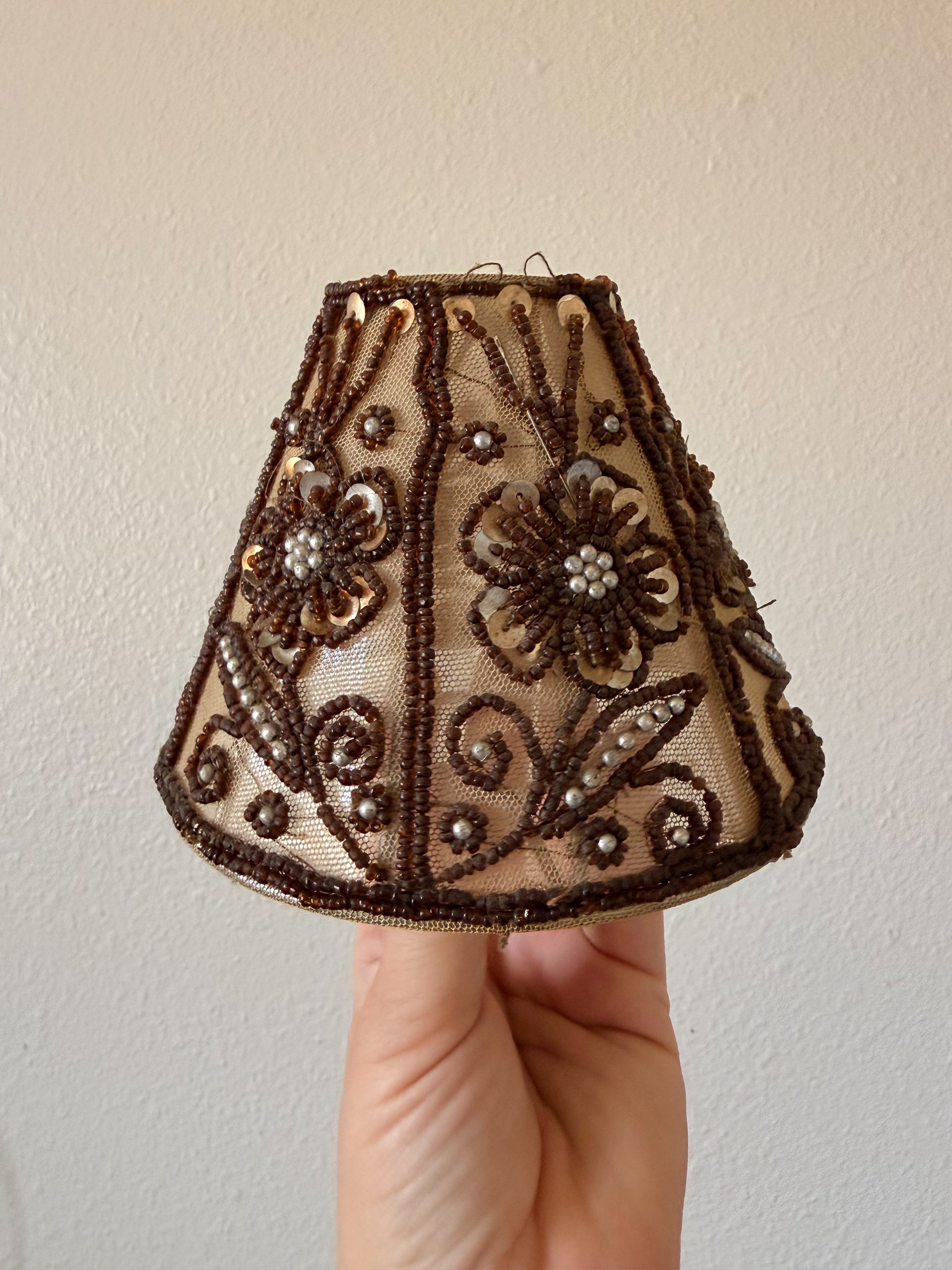 Little Beaded Lampshade