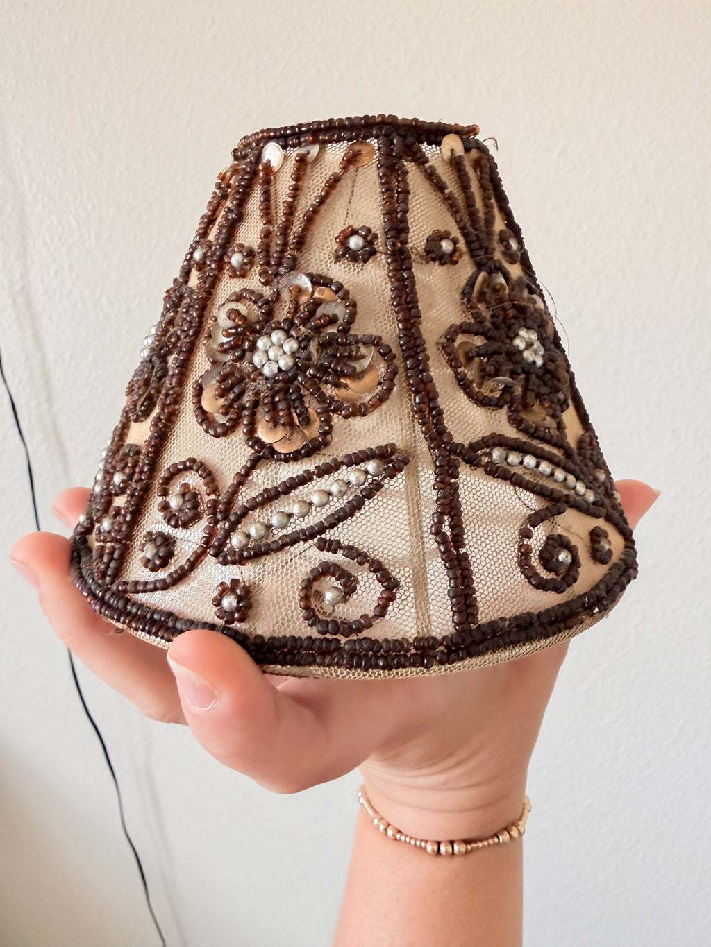 Little Beaded Lampshade