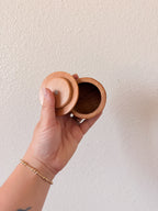 Wooden Woven Trinket Box