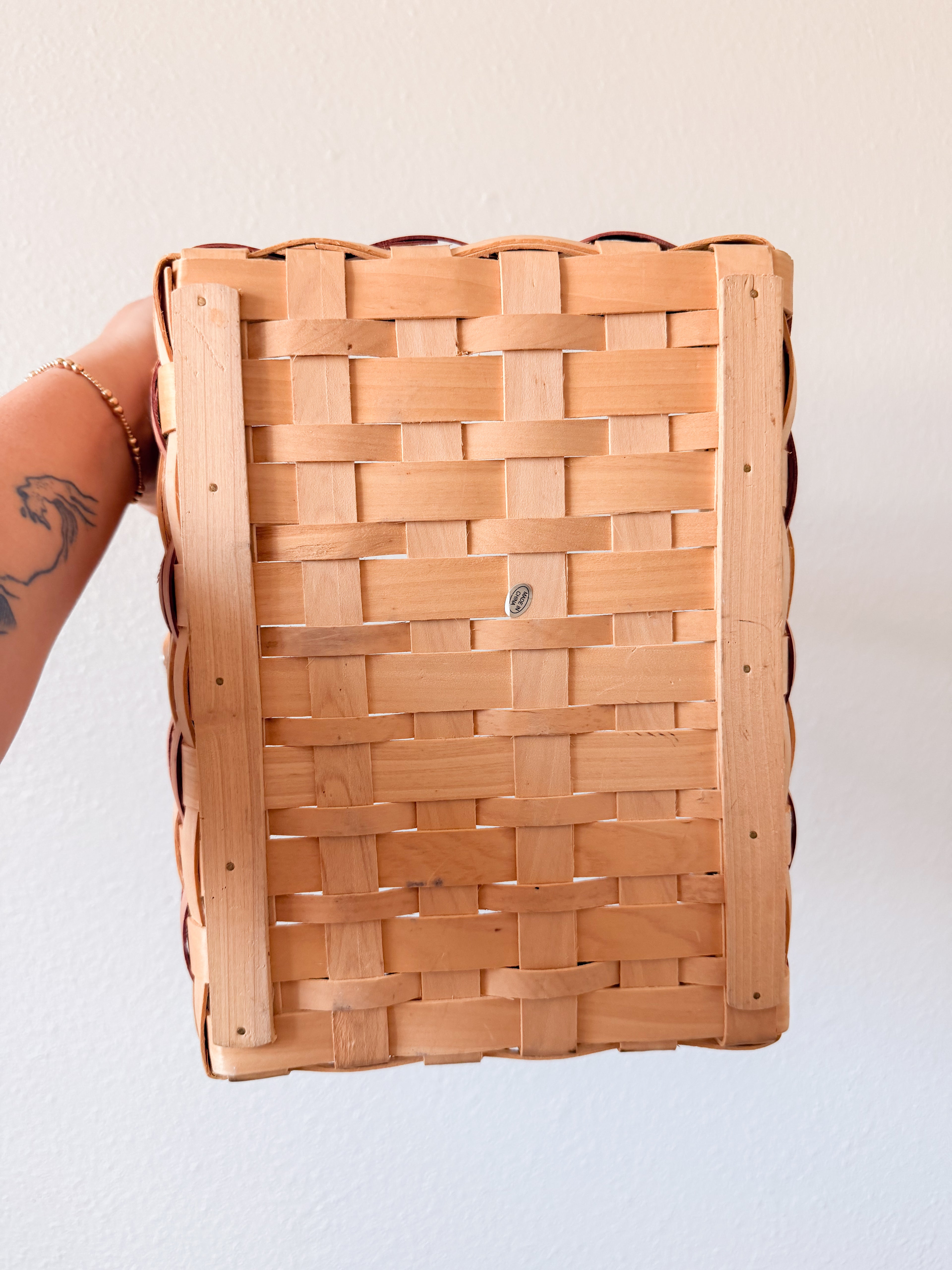 Americana Wicker Basket