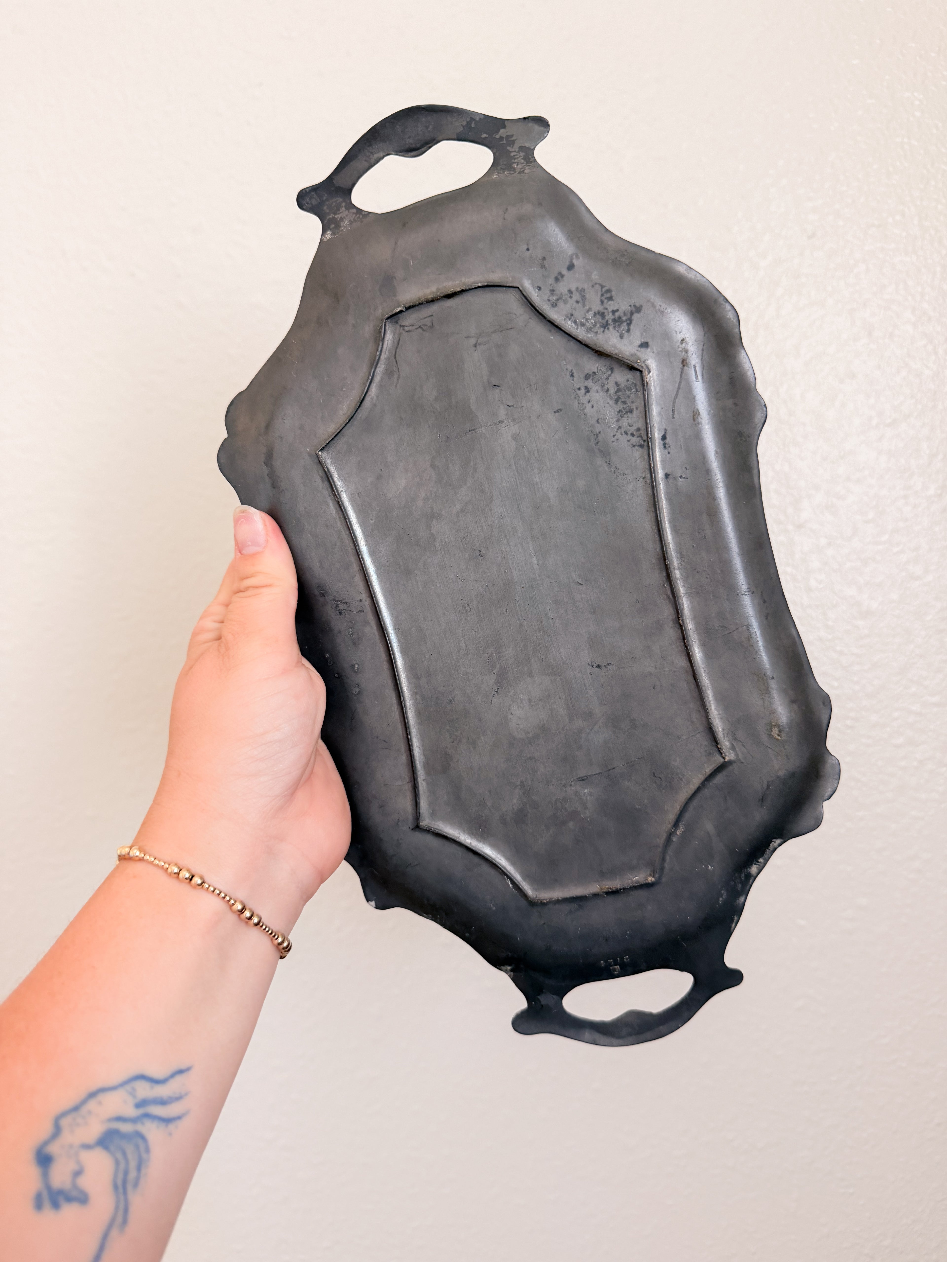 Art Nouveau Pewter Tray