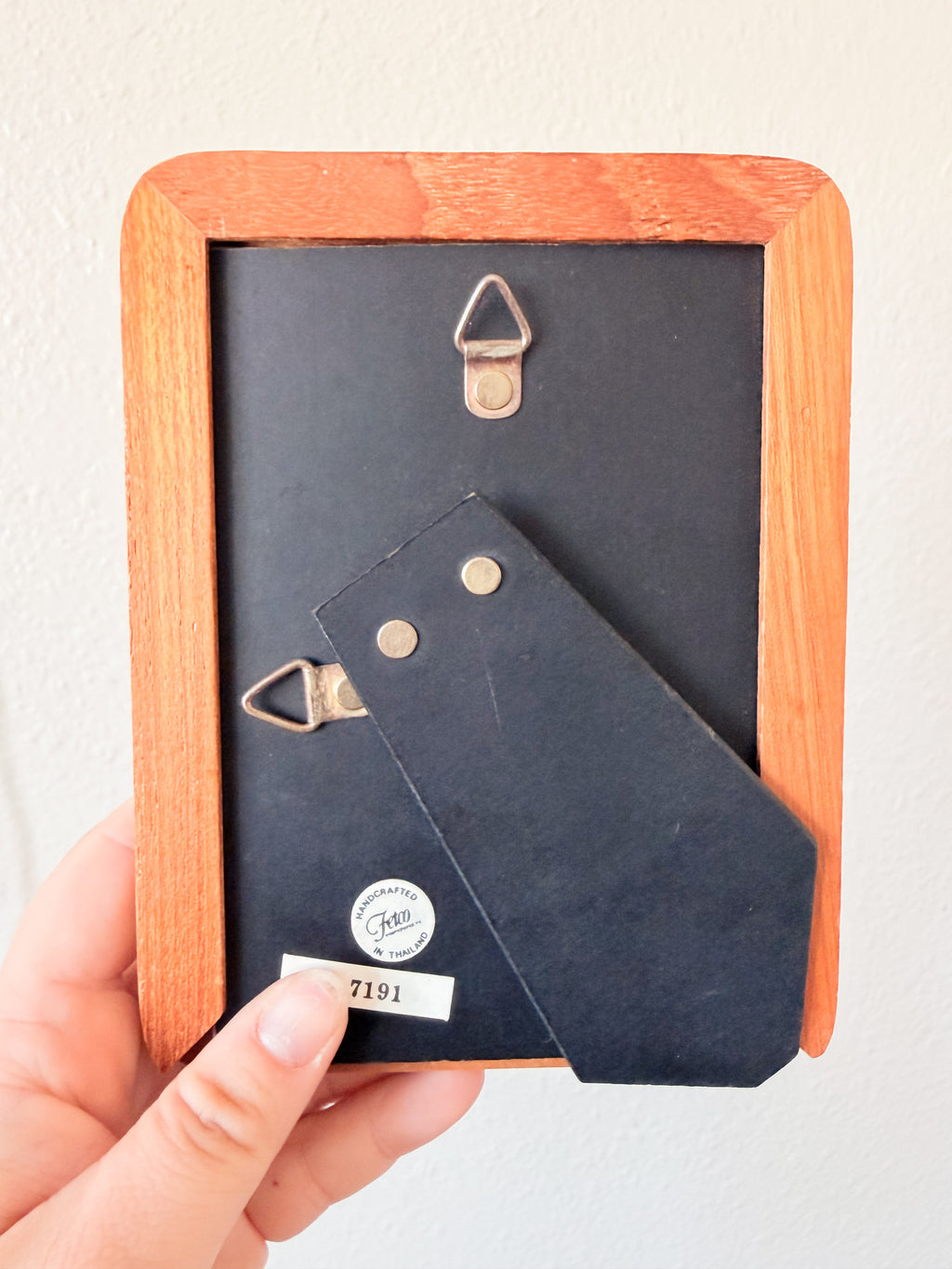 Seashell Postcard in Teakwood Frame
