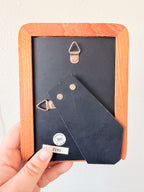 Seashell Postcard in Teakwood Frame