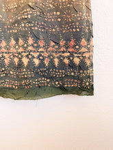 Load image into Gallery viewer, 90s Green Crinkle Dress - Size S/M
