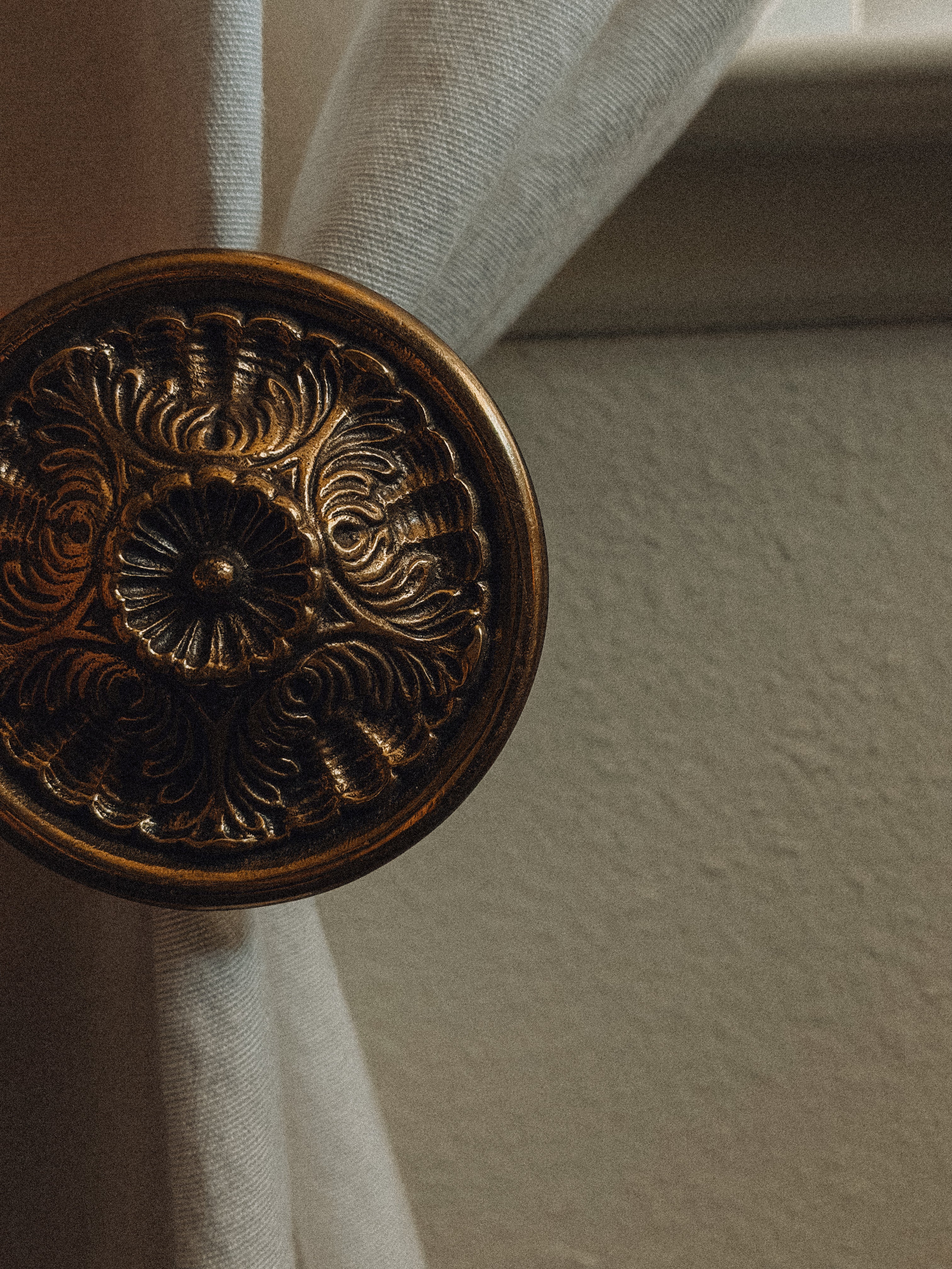 Brass Curtain Holdbacks