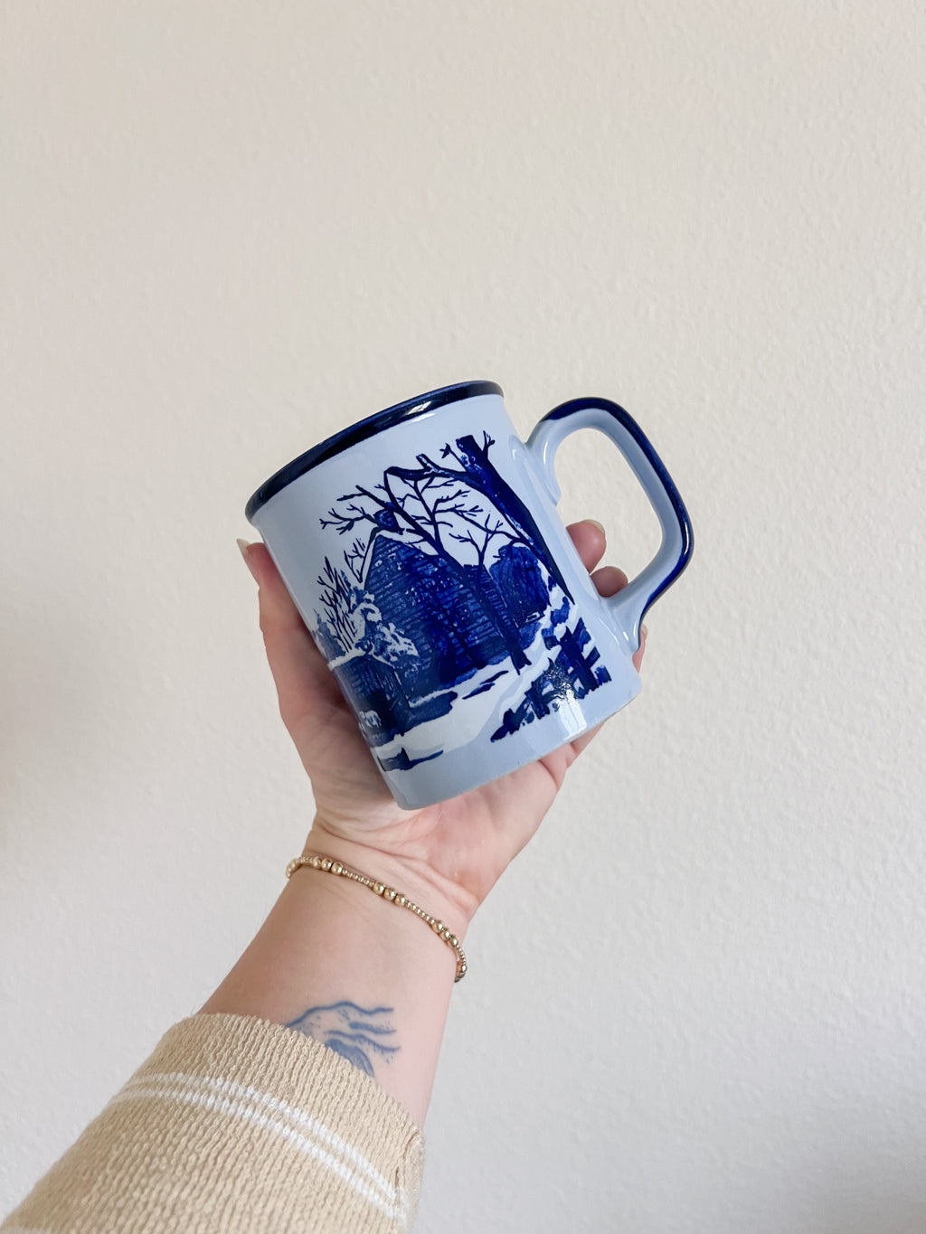 Blue Winter Mug
