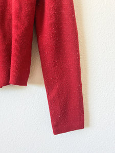 Zip Up Rainbow Cardigan - Size M