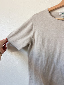 Taupe Cotton Top - Size Medium