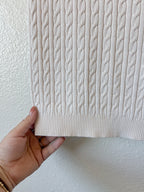 Ivory Ribbed Tank - Size S