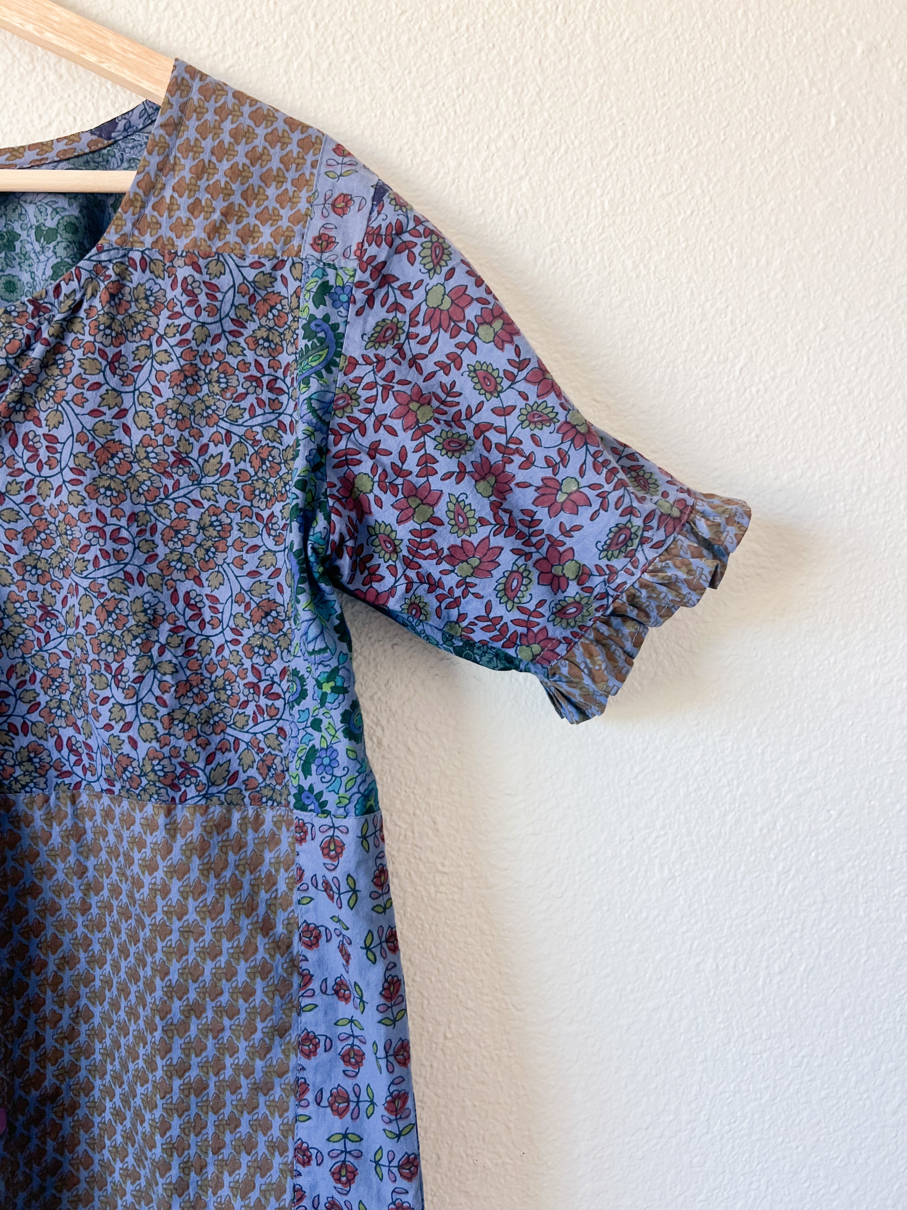 Cotton Floral Blouse - Size S