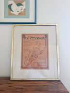 Large Framed "The Immoralist" Playbill
