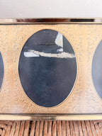 Gold Triple Photo Frame