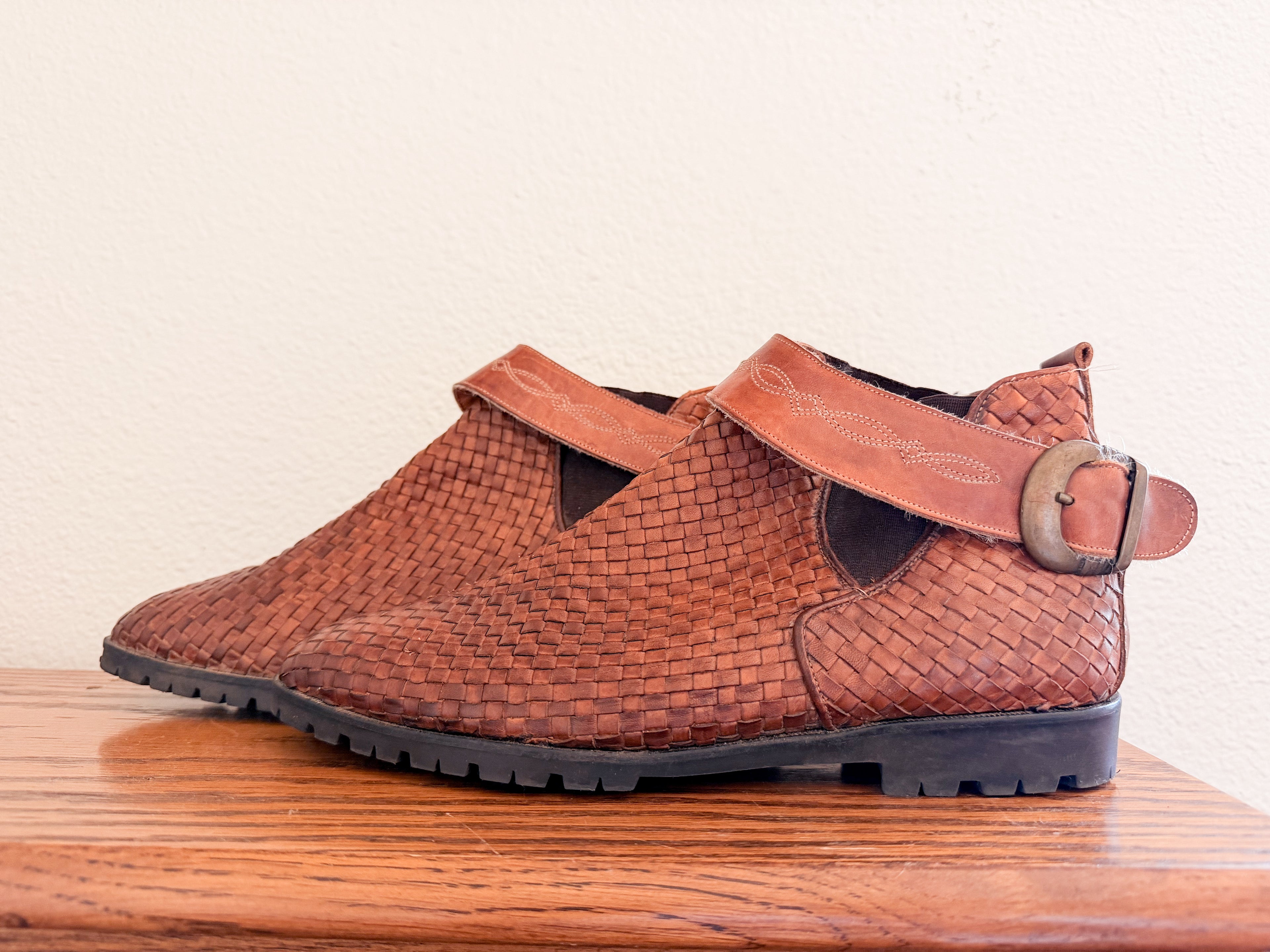 Sesto Meucci Woven Boots - Size 9.5