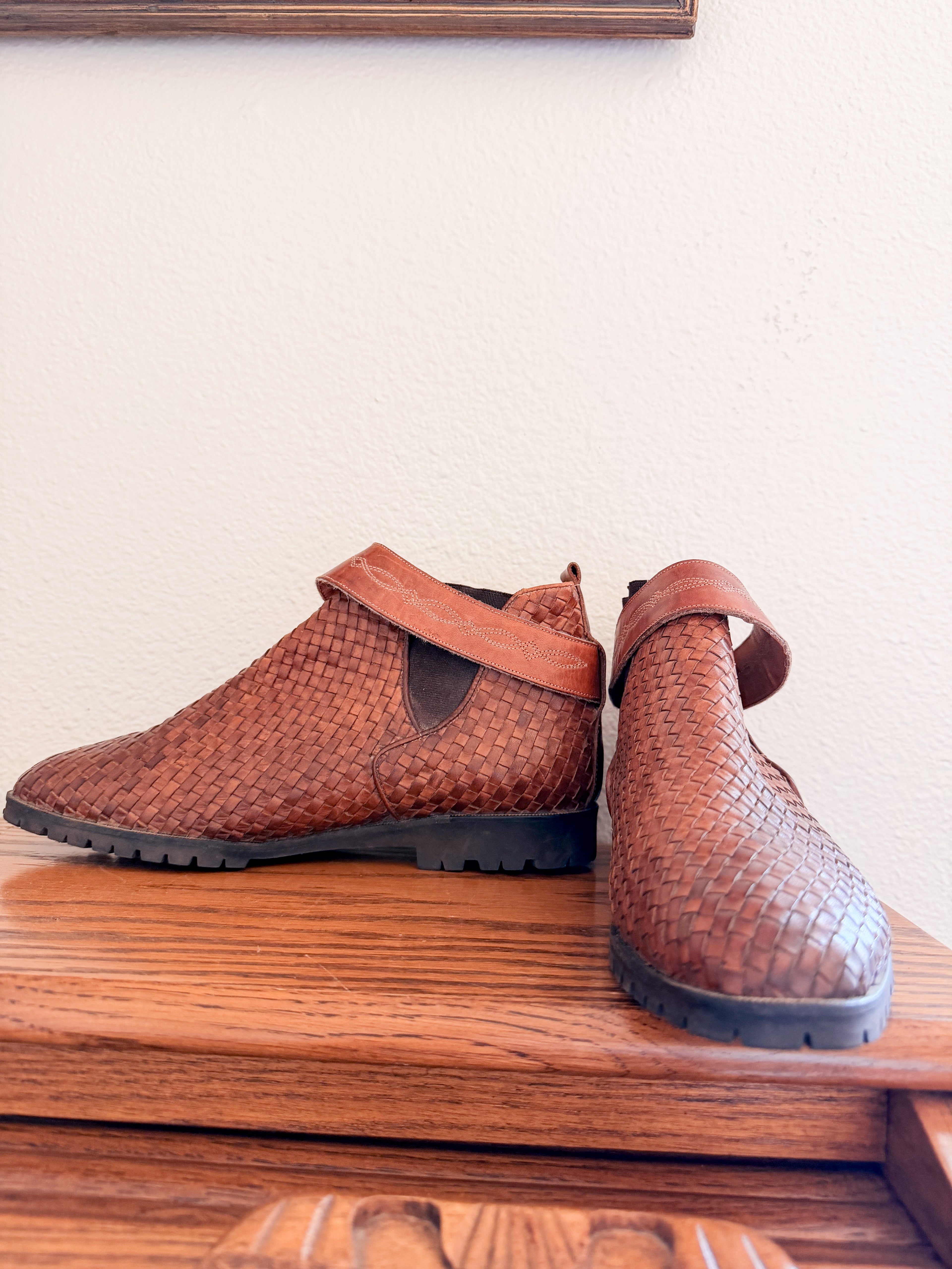 Sesto Meucci Woven Boots - Size 9.5