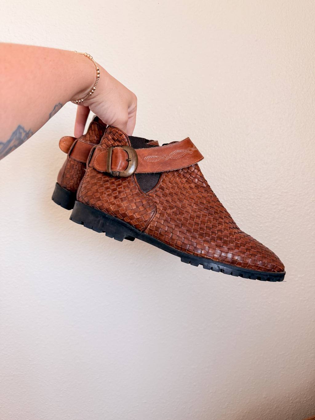 Sesto Meucci Woven Boots - Size 9.5