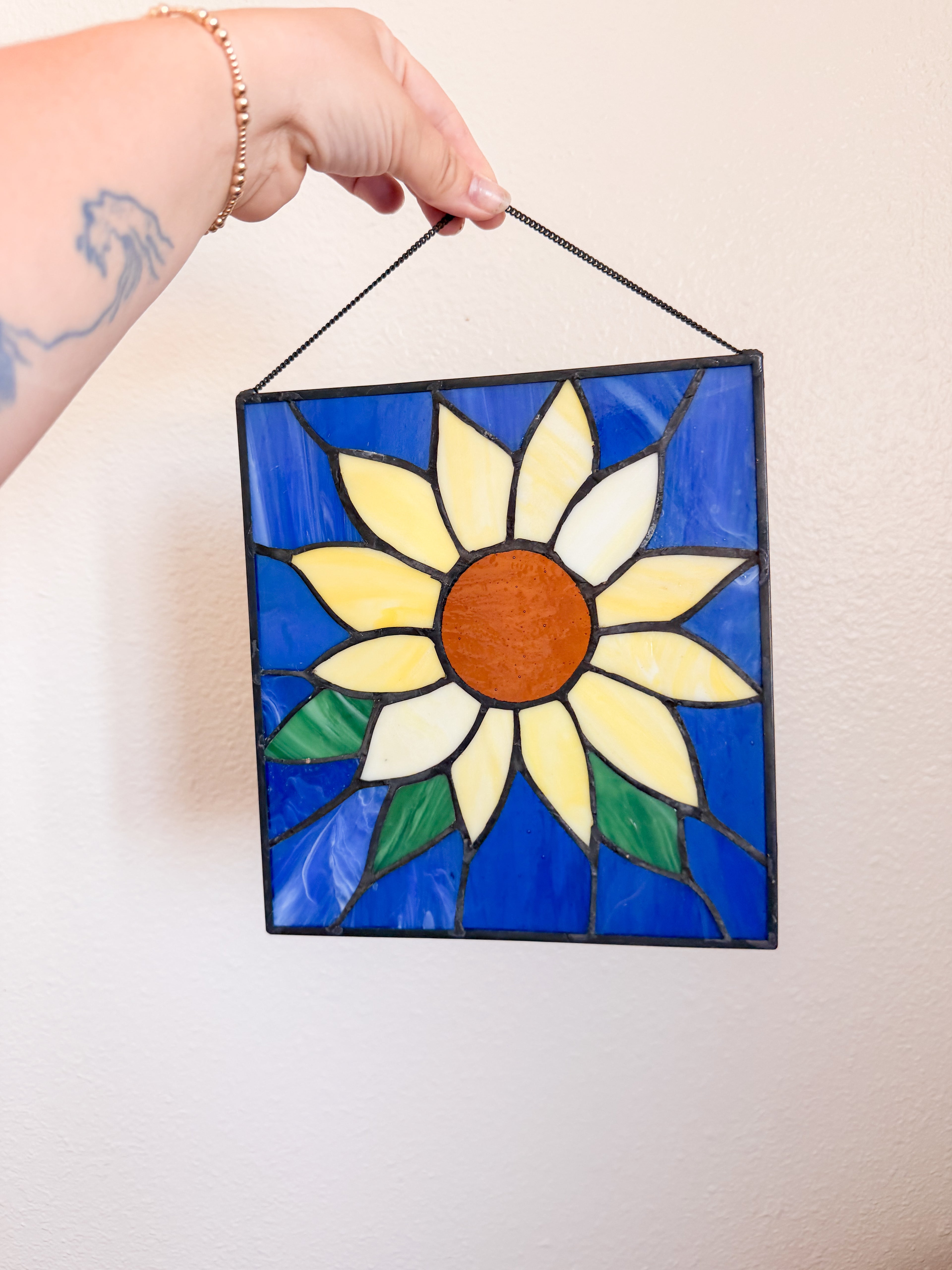 Stained Glass Sunflower