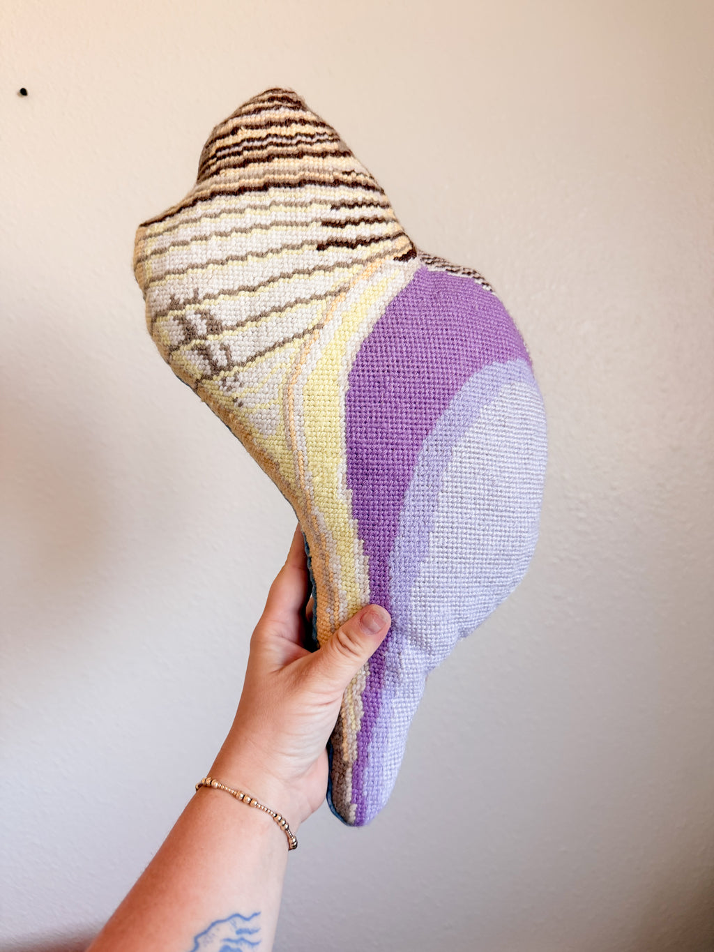 Needlepoint Seashell Pillows