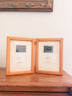 5x7 Double Wooden Frame