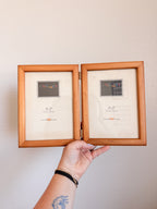 5x7 Double Wooden Frame