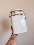 White Ceramic Jar