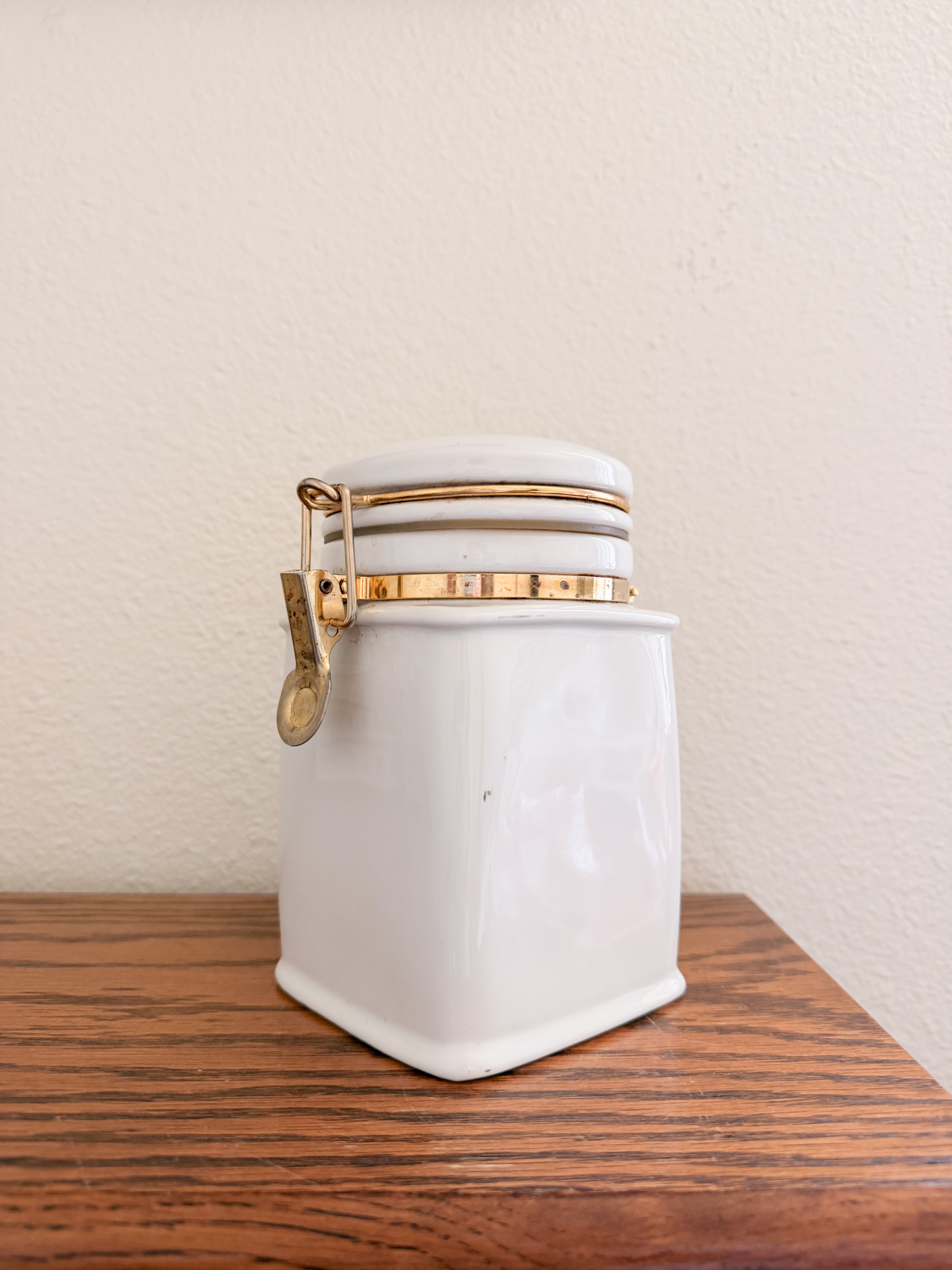 White Ceramic Jar