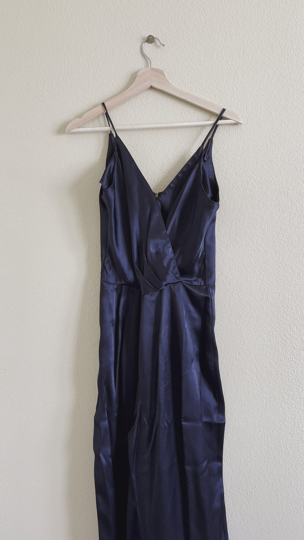 Black Satin Jumpsuit - 11/12