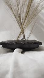 Black Ikebana Flower Vase