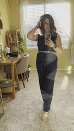 Navy Blue Co-ord Set - Size M