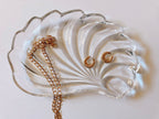 Clear Glass Shell Platter