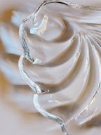 Clear Glass Shell Platter