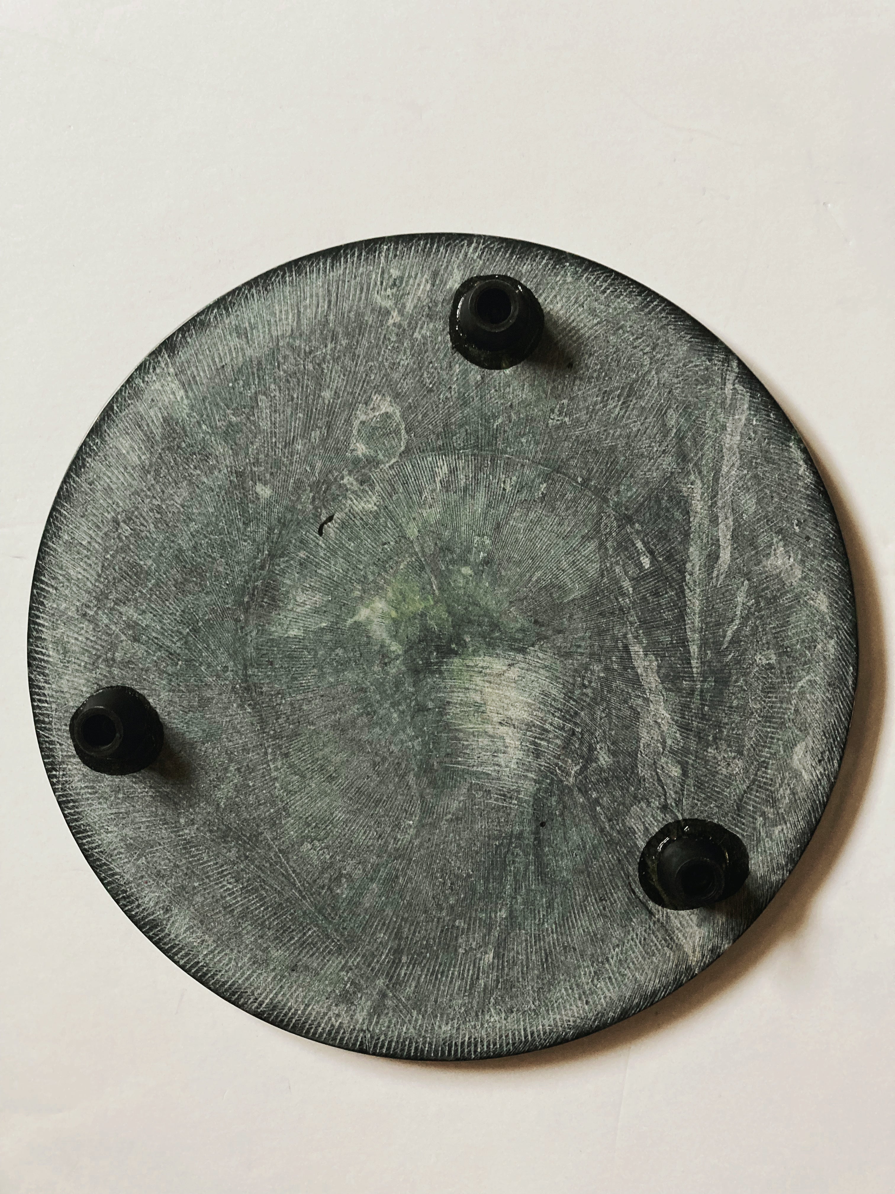 Marble Cheese Plate with Rabbit Knives