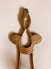 Load image into Gallery viewer, Pair of Gold Wall Sconce Candle Holders
