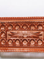 Pink Art Deco Glass Platter