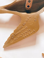 Trio Gold Painted Birds