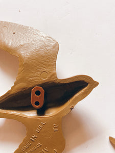 Trio Gold Painted Birds